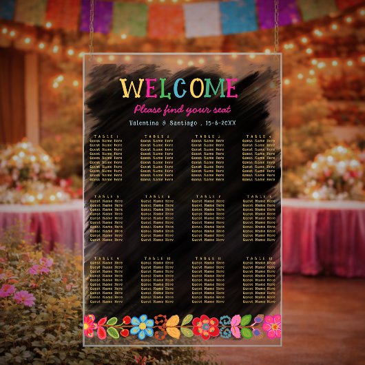 Mariage floral mexicain moderne