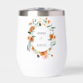 Mariage floral orange et vert (Avant)