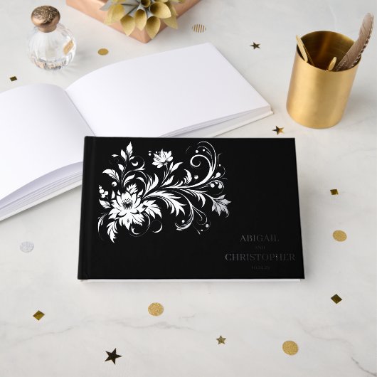 Mariage Floral Orné (Recto ouvert)