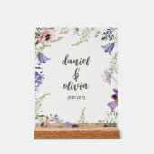 Mariage floral pourpre et crème (Recto)