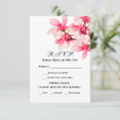 Mariage floral romantique rose Magnolia RSVP (Debout devant)