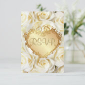 Mariage floral rose blanche RSVP (Debout devant)