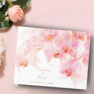Mariage floral rose orchidée