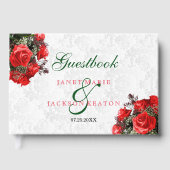 Mariage Floral Rose rouge - Livre d'or (Recto)
