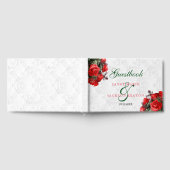 Mariage Floral Rose rouge - Livre d'or (Complet)