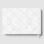 Mariage Floral Rose Rouge profond - Livre d'or (Verso)