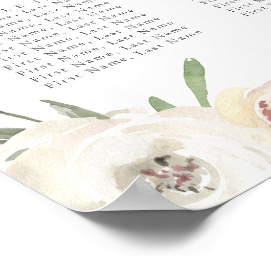 Mariage floral rose vif 16 Tableau de siège (Coin)