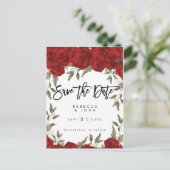 mariage floral roses rouges enregistrer la carte d (Debout devant)