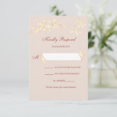 Mariage floral rustique intemporel RSVP (Debout devant)