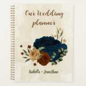 mariage floral terracotta et marine (Devant)