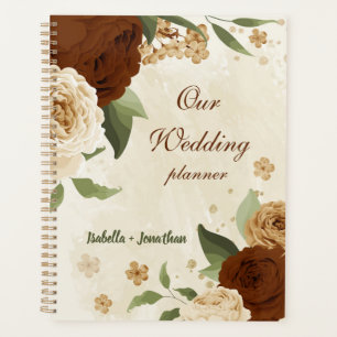 mariage floral terracotta ton terre