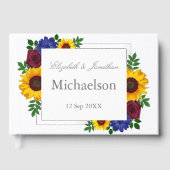 Mariage floral tournesol rose (Recto)