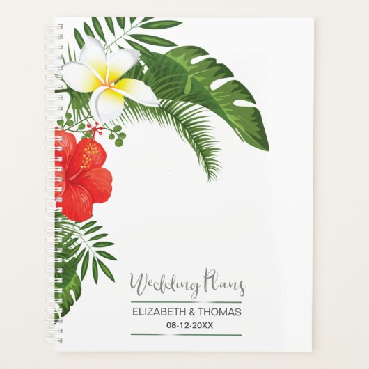 Mariage floral tropical ID475 (Devant)