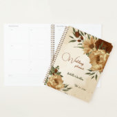 mariage floral verdure terracotta rustique (Devant avec enveloppe)
