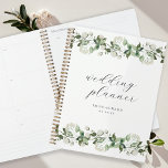 Mariage floral vert et blanc Sage<br><div class="desc">Wedding planner sur mesure avec calligraphie délicate et design floral vert et blanc élégant.</div>