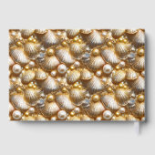 Mariage Foil | coque plage motif or nautique (Verso)