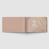 Mariage Foil Soft Mocha Livre d'Invité Brown (Complet)