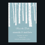 Mariage Forêt D'Hiver Enregistrer Les Cartes De Da<br><div class="desc">Parfait pour les mariages d'hiver,  cette collection de forêts d'hiver apportera une touche de fantaisie à votre célébration mariage. Couleurs personnalisées disponibles sur demande. Visualisez l'ensemble de la collection des forêts d'hiver à l'adresse berryberrysweet.com</div>