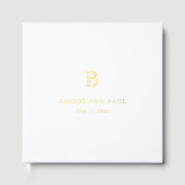 Mariage Formel Monogramme Classique Intemporel (Recto)