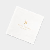 Mariage Formel Monogramme Classique Intemporel (Gauche)