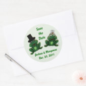 Mariage Froggy - Enregistrer les stickers Date (Enveloppe)
