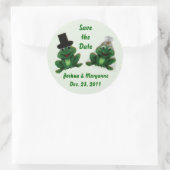 Mariage Froggy - Enregistrer les stickers Date (Sac)