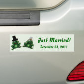 Mariage Froggy - Sticker (En voiture)