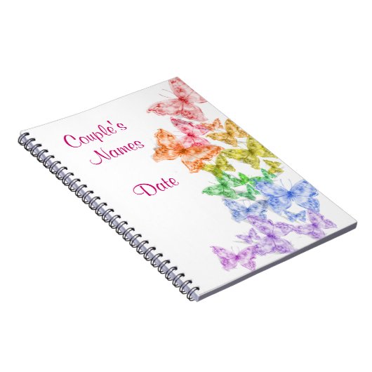 Mariage gai d'arc-en-ciel ou carnet de Guestbook (Côté Droit)