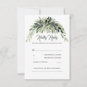 Mariage Garland de verdure RSVP (Devant)