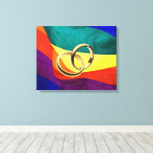 Mariage gay sur toile (Insitu (Plancher de Bois))