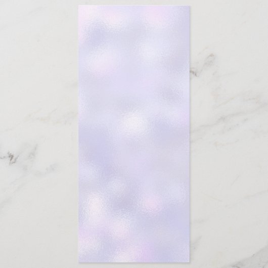 Mariage géométrique en or violet Menu ou Carte Pro (Dos)