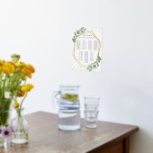 Mariage géométrique Eucalyptus Graphique de siège (Couchage (Cuisine))