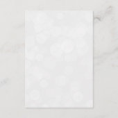 Mariage Géométrique moderne RSVP Meal Choice (Dos)