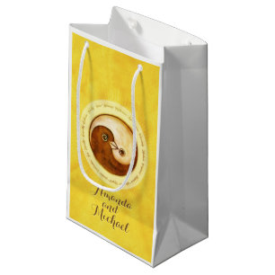 MARIAGE GLOSSY CADEAU Sac petit. Tourterelles de Y
