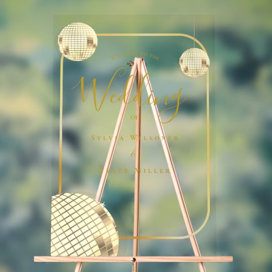 Mariage Gold Disco Ball (Neutre)