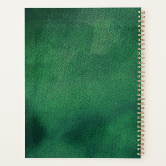 Mariage Gold Foil & Green Palm Leaf Beach (Dos)