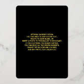 Mariage Gold Foil Luxury Invitation Card Design (Verso)