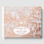 Mariage Gold Foil Rose japonais en fleurs de ceris (Recto)