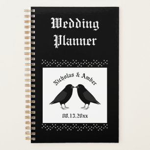 Mariage gothique Baiser Ravens Personnalisé