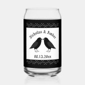Mariage gothique Baiser Ravens Personnalisé (Verso)