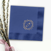 Mariage gothique victorien Monogram Gold