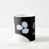 Mariage Gown Blue 'Bride' mug noir (Centre)