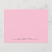 Mariage Gown Invitation Fête des mariées (Dos)