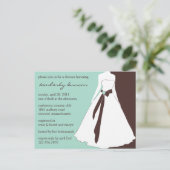 Mariage Gown Invitation Fête des mariées (Debout devant)