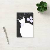 Mariage Gown Purple texte noir post-it note (Bureau)