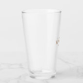 Mariage Gras Monogramme Or Verre Tumbler (Droite)