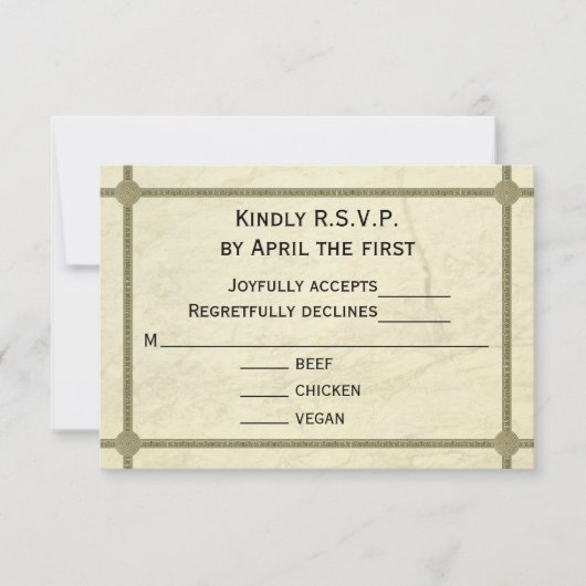 Mariage grec RSVP (Devant)