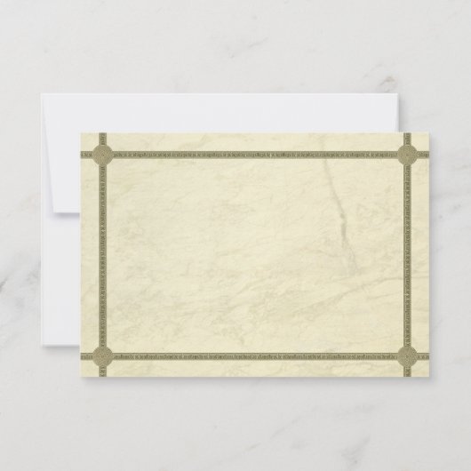 Mariage grec RSVP (Dos)