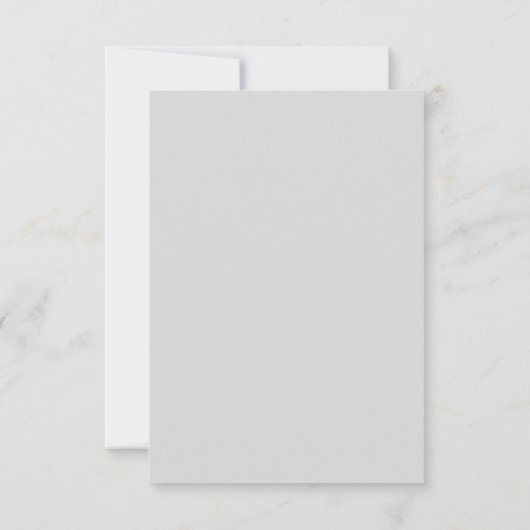 Mariage gris moderne minimal RSVP (Dos)