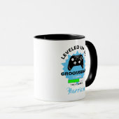 Mariage Groomsman Levelup Gamer Fun Mug (Devant droit)
